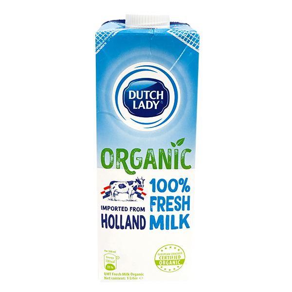 Sữa Tươi Tiệt Trùng Dutch Lady Organic Hộp Giấy 1L