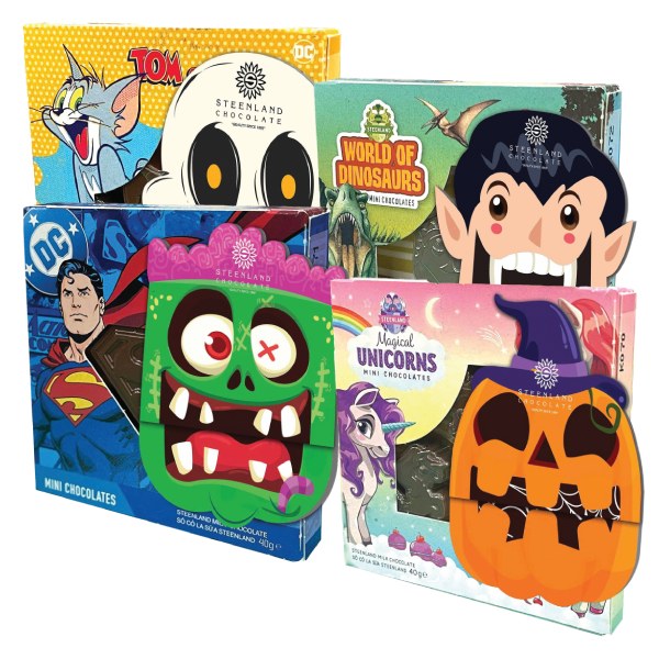Kẹo Socola Sữa Hình Khối Steenland Hộp 40G