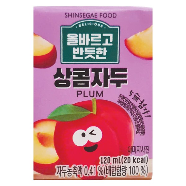 Nước Uống Shinsegae Vị Mận Hộp 120Ml