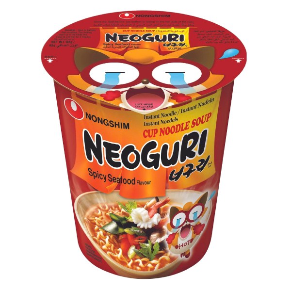 Mì Nongshim Neoguri Hải Sản Ly 62G