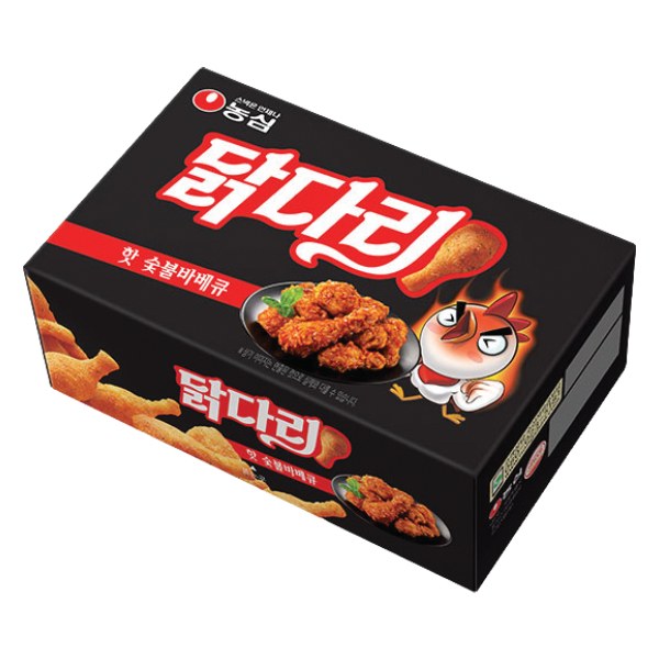 Snack Nongshim Đùi Gà BBQ Than Nóng Gói 66G