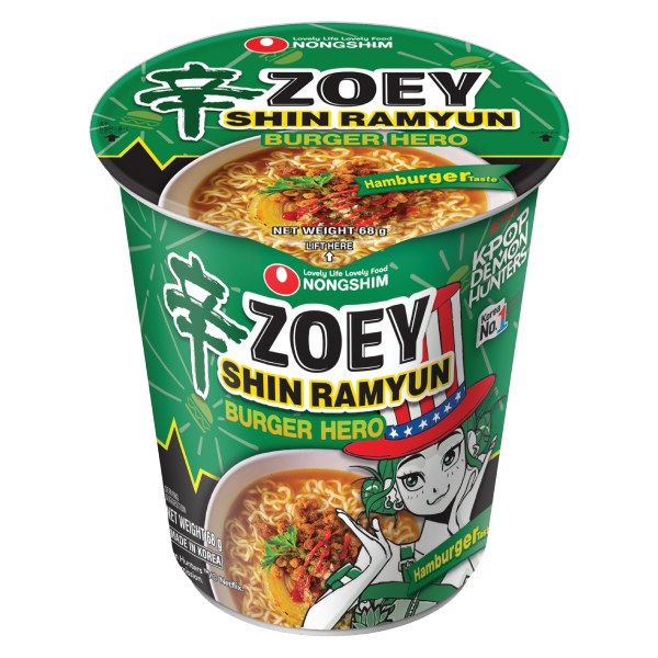 Mì Shin Ramyun Zoey Burger Hero Ly 68G