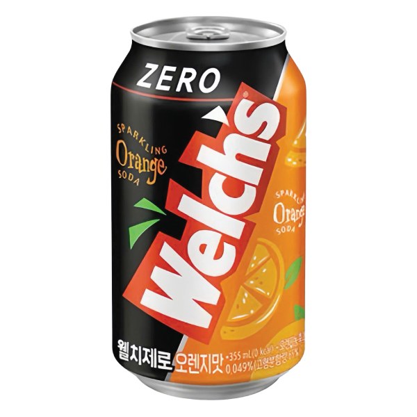 Nước Uống Có Ga Welch's Zero Cam Lon 355Ml