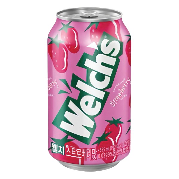 Nước Uống Có Ga Welch's Dâu Lon 355Ml