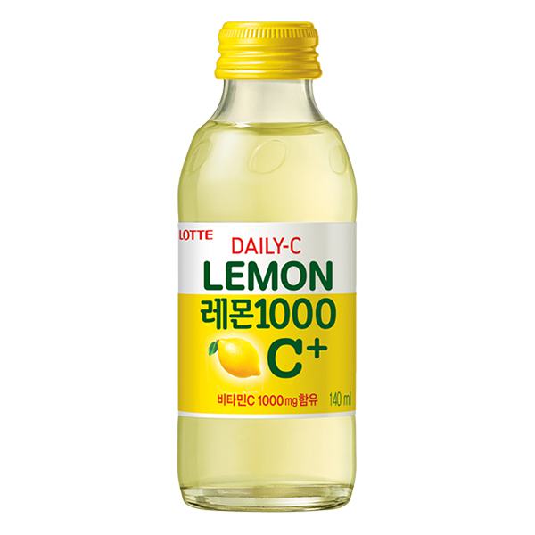 Nước Giải Khát Lotte Daily-C Bổ Sung Vitamin C Vị Chanh Chai 140Ml