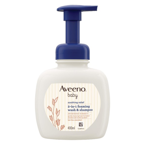 Sữa Tắm Gội Aveeno Baby Tạo Bọt 400Ml