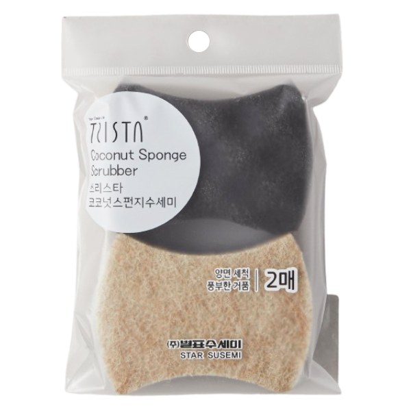 Lô 2 Miếng Rửa Chén Xơ Dừa Trista