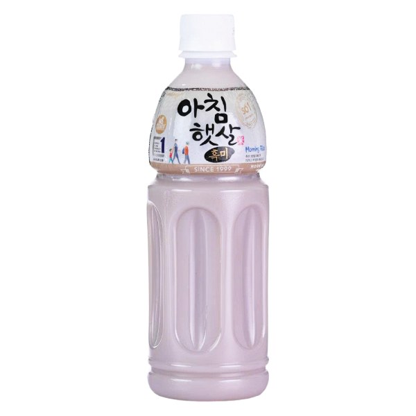Nước Gạo Lứt Đen Woongjin Morning Sunshine Chai 500Ml