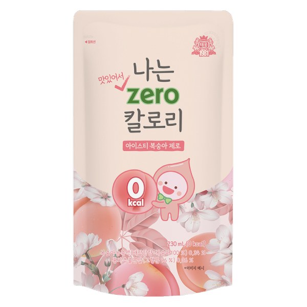 Nước Trái Cây My Pick Zero Đào Túi 230Ml