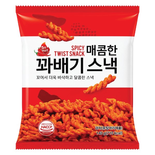 Snack Quẩy Xoắn CNF Cay Gói 140G