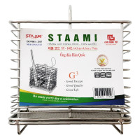 Ống Đũa 2 Ngăn Staami 14.5*8.5*17Cm