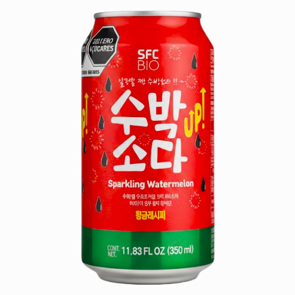 Nước Trái Cây Có Ga SFC Vị Dưa Hấu Lon 350Ml