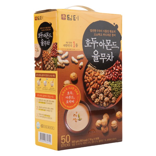 Bột Ngũ Cốc Damtuh Hạt Óc Chó Hạnh Nhân Ý Dĩ Hộp 50 Gói*18G