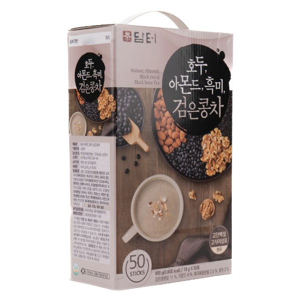 Bột Ngũ Cốc Damtuh Gạo Đen Đậu Đen Hộp 50 Gói *18G
