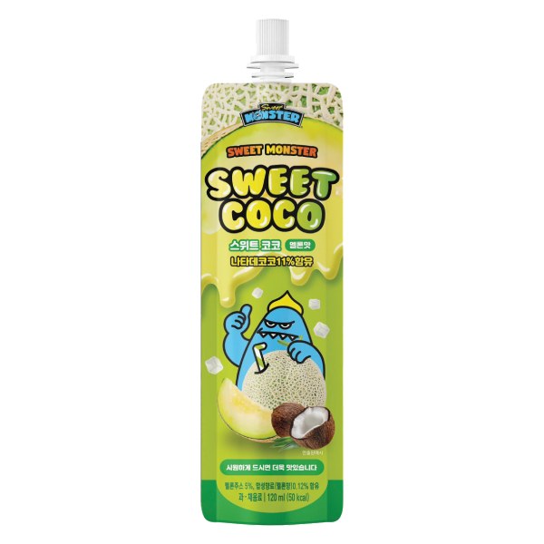 Nước Trái Cây Sweet Coco Thạch Dừa Vị Dưa Lưới Túi 120Ml