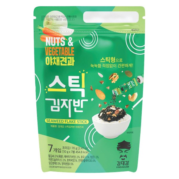 Rong Biển Trộn Kimdaegam Hạt Và Rau Củ Gói 70G