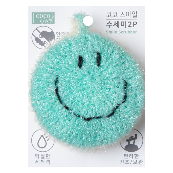 Lô 2 Miếng Rửa Bát Mặt Cười Coco