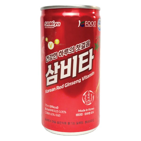 Nước Hồng Sâm Samiya Lon 175Ml