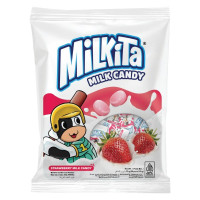 (Only Emartmall) Kẹo Sữa Milkita Vị Dâu Gói 75G