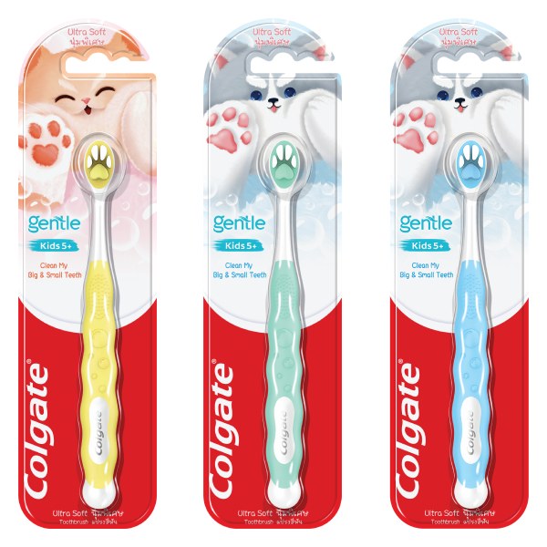 Bàn Chải Đánh Răng Trẻ Em Colgate Fluffy Paw 5+ Tuổi