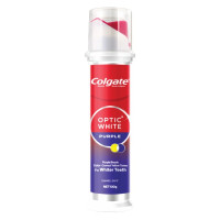 Kem Đánh Răng Colgate Dạng Vòi Optic White Purple 130G