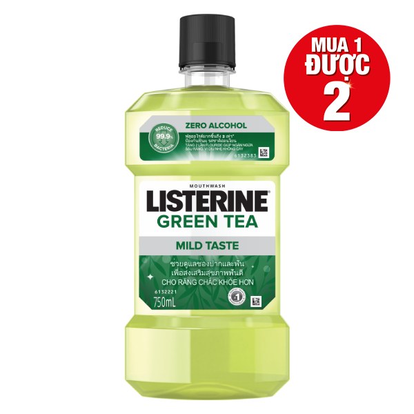 Nước Súc Miệng Listerine Green Tea 750Ml