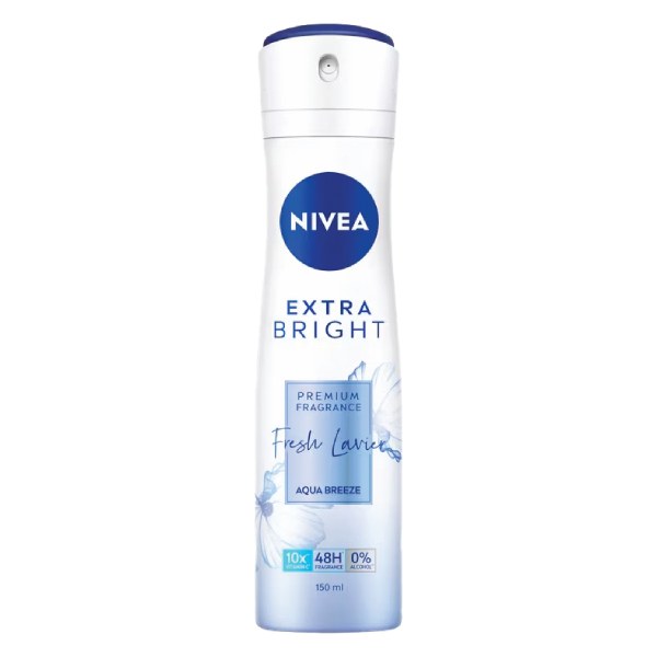 Xịt Khử Mùi Nivea Dưỡng Sáng Hương Gió Biển 150Ml