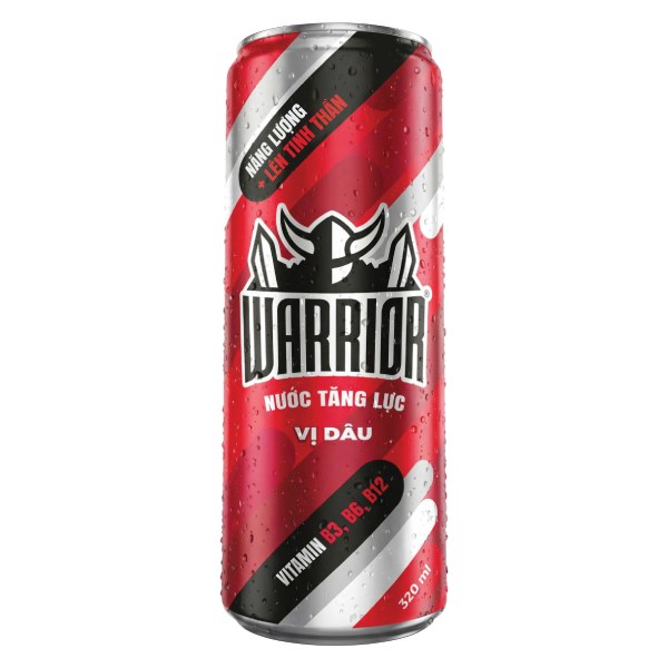 Nước Tăng Lực Warrior Dâu Lon 320Ml