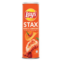 (Only Emartmall) Snack Khoai Tây Lay's Stax Vị Tôm Hùm Cay Hộp 100G