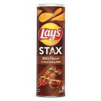 (Only Emartmall) Snack Khoai Tây Lay's Stax Vị Thịt Nướng BBQ Hộp 100G