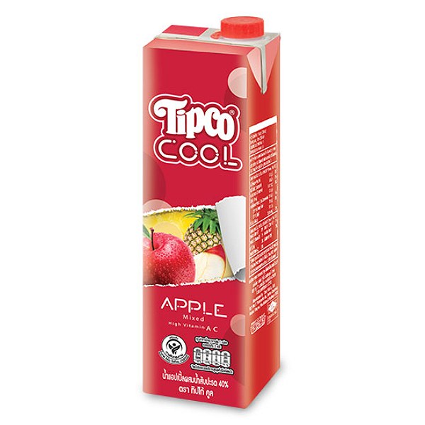 Nước Ép Trái Cây Táo Tipco 1L