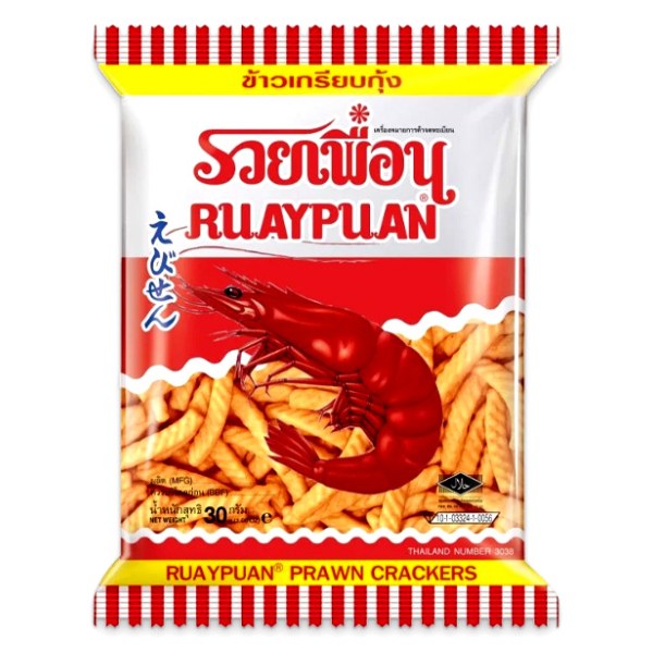 Snack Tôm Ruay Puan Gói 30G