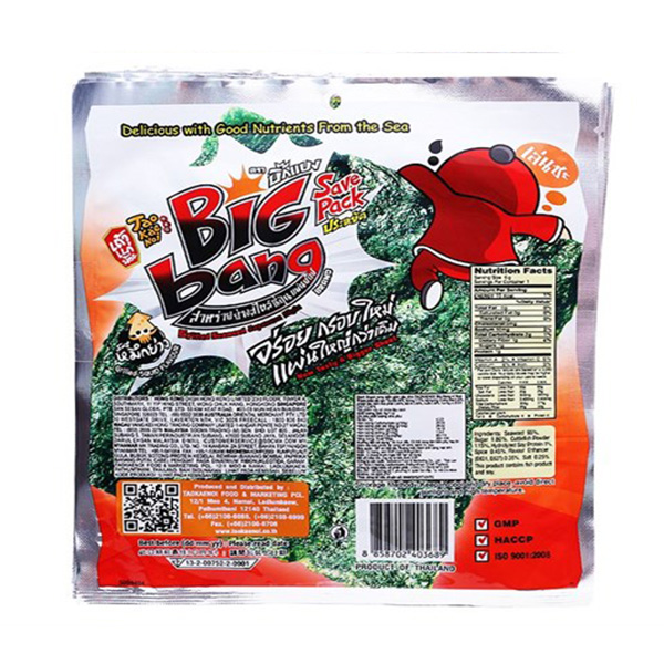 Snack Rong Biển Tao Kae Noi Bigbang Mực 6G