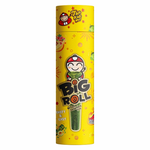 (Mẫu Tết) Snack Rong Biển Big Roll Tao Kae Noi Vị Cay 18G