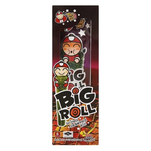 Snack Rong Biển Big Roll Tao Kae Noi Vị BBQ 18G