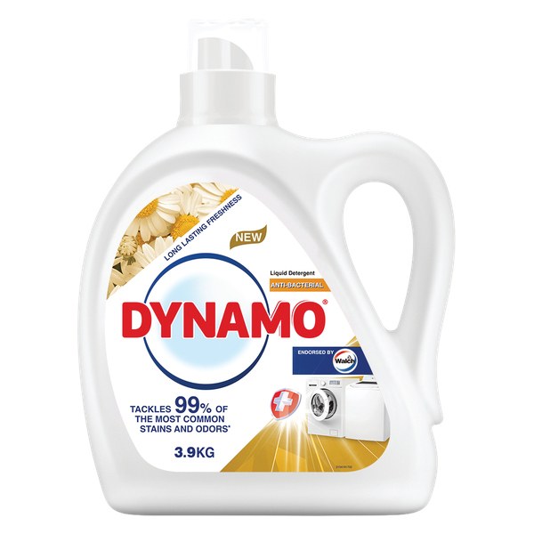 Nước Giặt Dynamo Kháng Khuẩn Anti Bacterial Bình 3.9Kg