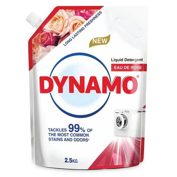 Nước Giặt Dynamo Hoa Hồng Eau De Rose Túi 2.5Kg