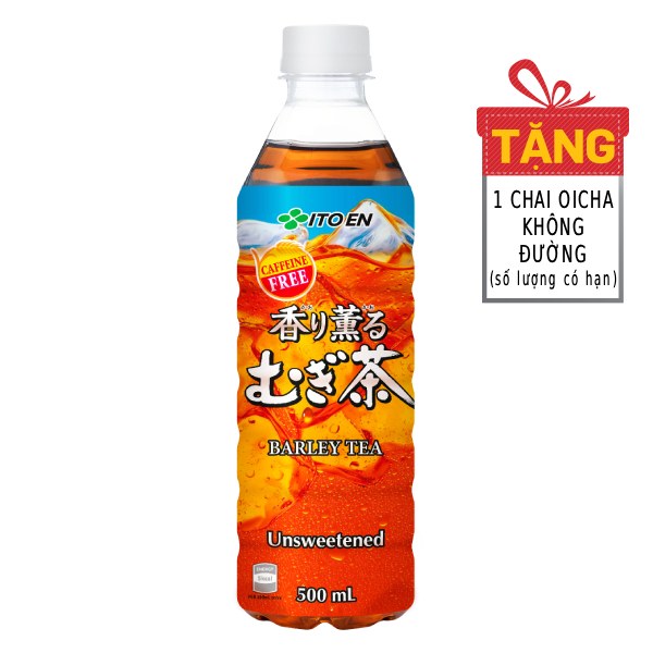 Trà Lúa Mạch Itoen Không Đường Chai 500Ml