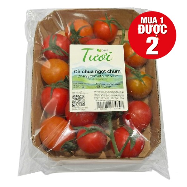 Cà Chua Ngọt Chùm Hasfarm Green+ 250G