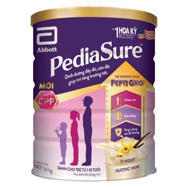 Sữa Bột Dinh Dưỡng PediaSure BA 1.6Kg
