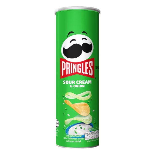 Snack Khoai Tây Pringles Hành Chua Hộp 102G