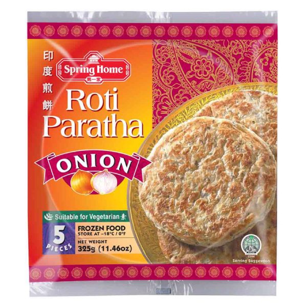 Bánh Paratha Spring Home Vị Hành Đông Lạnh Gói 325G