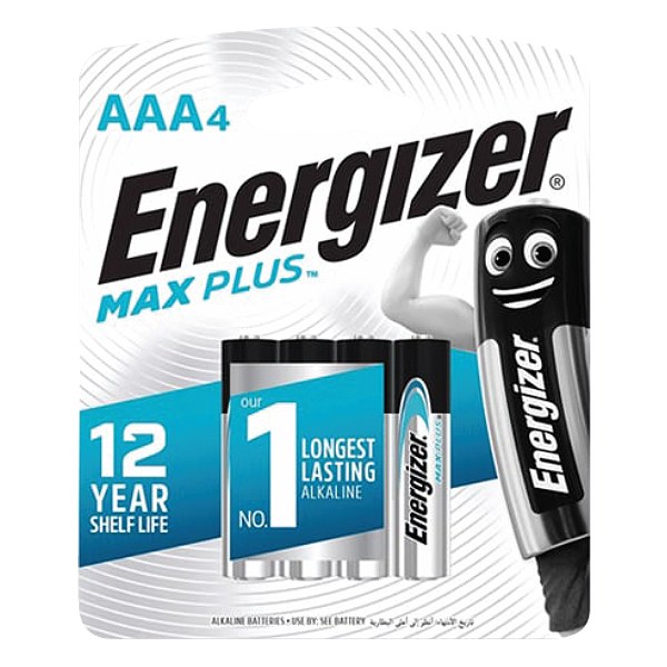 Vỉ 4 Pin AAA Energizer Max Plus EP92 BP4
