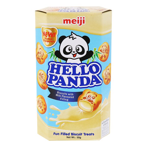 Bánh Meiji Hello Panda Sữa Hộp 50G
