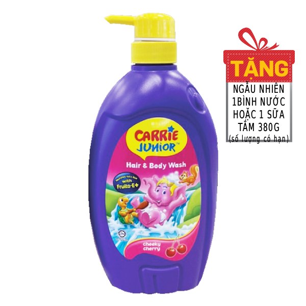 Sữa Tắm Gội Carrie Junior Cherry 700G