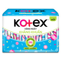 Băng Vệ Sinh Kotex Hằng Ngày Hương Tự Nhiên Kháng Khuẩn 20 Miếng