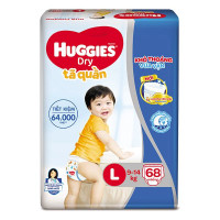 Tã Quần Huggies Super Jumbo L68