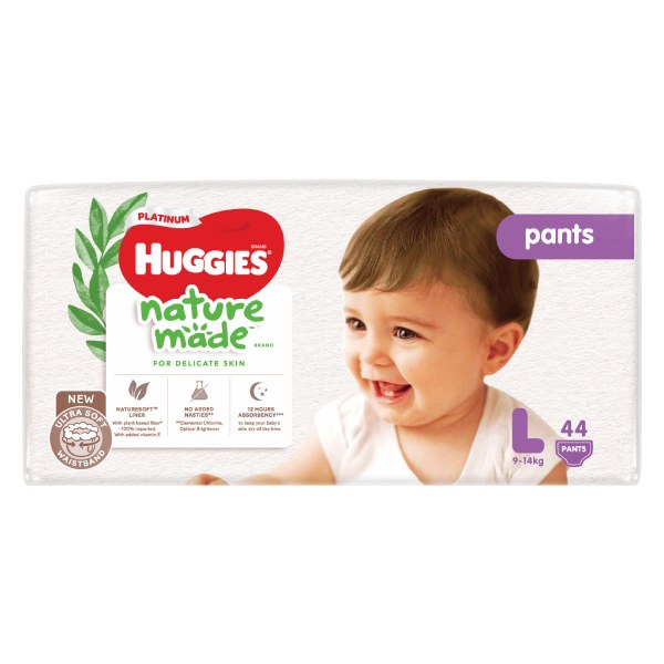 Tã Quần Huggies Naturemade L44