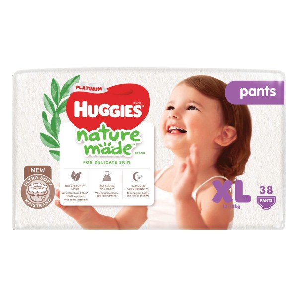 Tã Quần Huggies Naturemade XL38