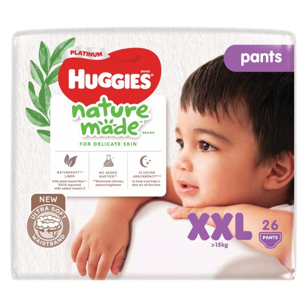 Tã Quần Huggies Naturemade XXL26